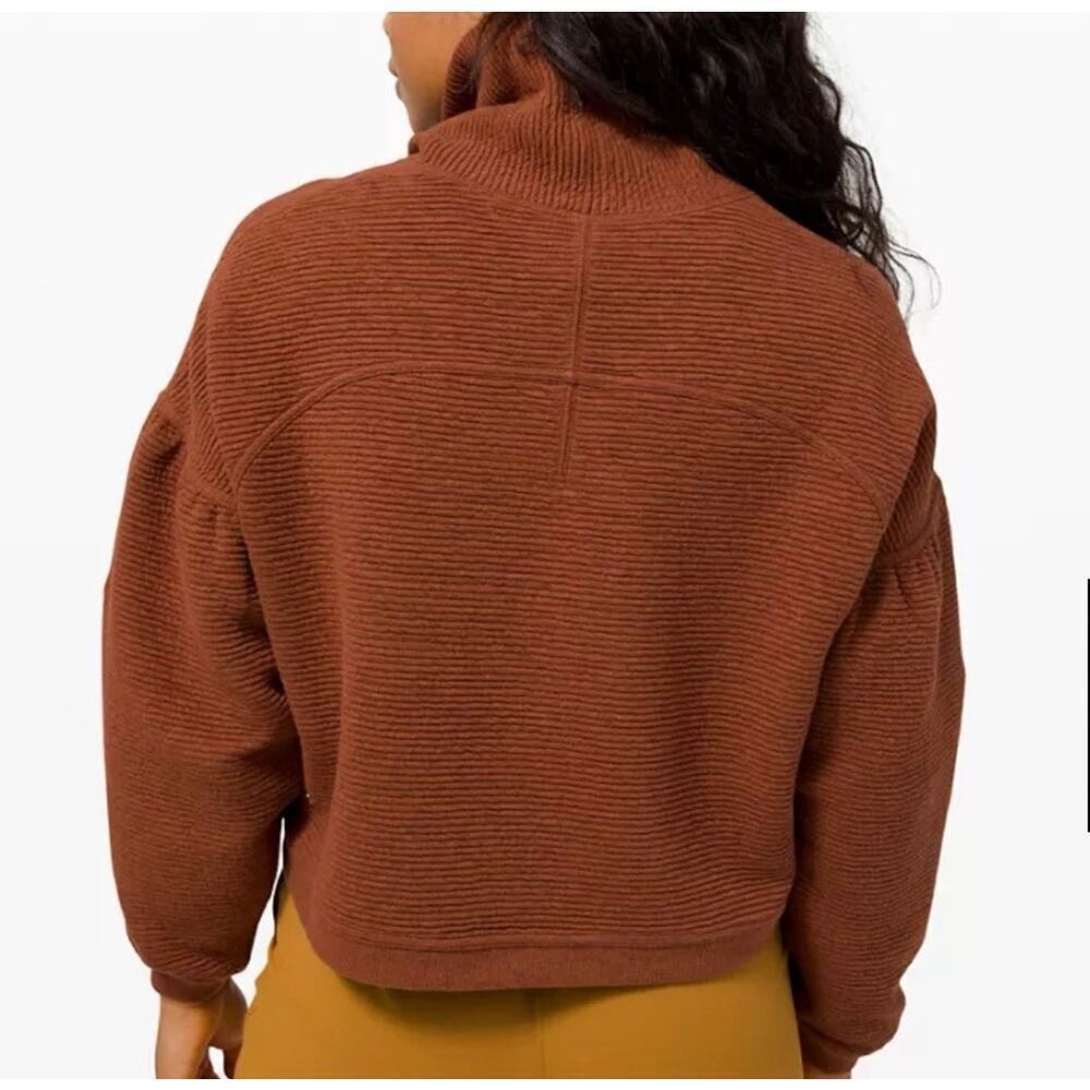 Lululemon Peaceful Movements Pullover Ancient Copper Size XS/S - Picture 2 of 7
